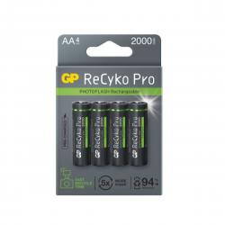 GP Lighting Gp Recyko Pro Photoflash 2000mah Aa 4 Pack (pb) - Batteri